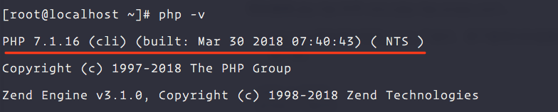 php-fpm version